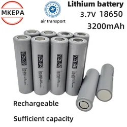 100% New Original 18650 3.6V 3200mah 18650 Lithium ion Rechargeable Battery For FlashlightHead mounted fishing light Batteries