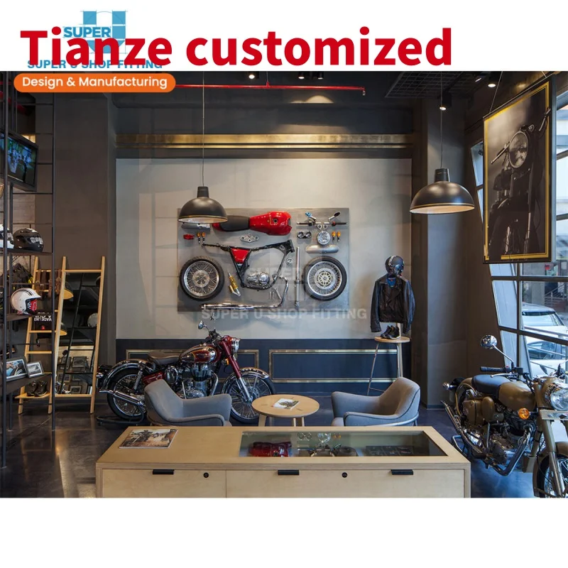 

(Customized) U Fashion Motorcycle Store Display Solution Tailor Made Moto Display Retail Sport Shop Interior Moto Bike Dis