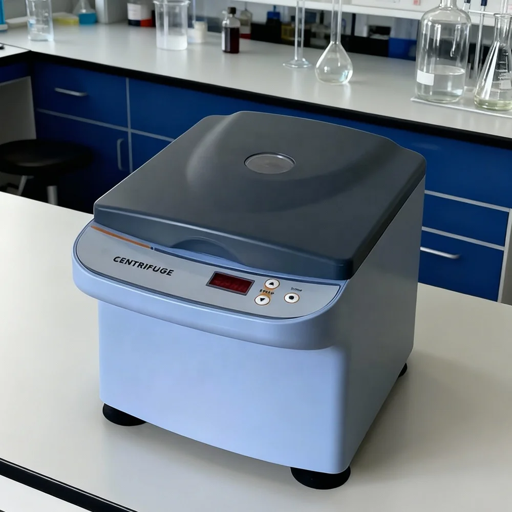 Factory Laboratory Desktop Centrifuge With Timing Digital Display 12*20ml 0-4000 Rpm Beauty Low-speed Centrifuge for Lab Use