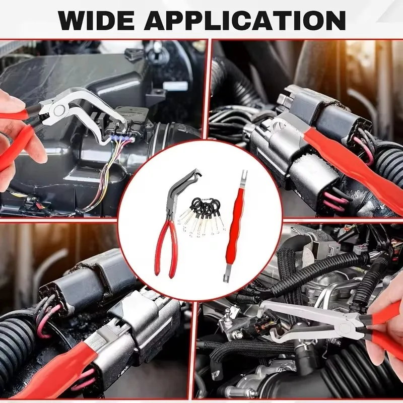 3pcs/Set, 5pcs/Set, Electrical Disconnect Clamps And Connector Separators, Automotive Terminal Plug Removal Tool Set, Disconnect Tool, Electrical Clamp Wire Quick Disconnect, Plug Separator