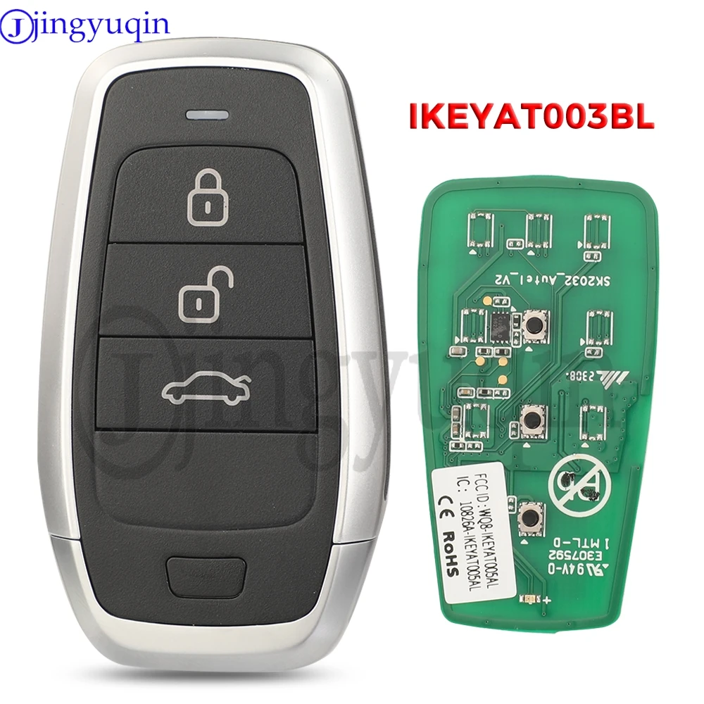 

jingyuqin AUTEL MAXIIM IKEY Standard Style IKEYAT003BL Independent Universal Smart Car Key AT003BL for MaxiIM KM100