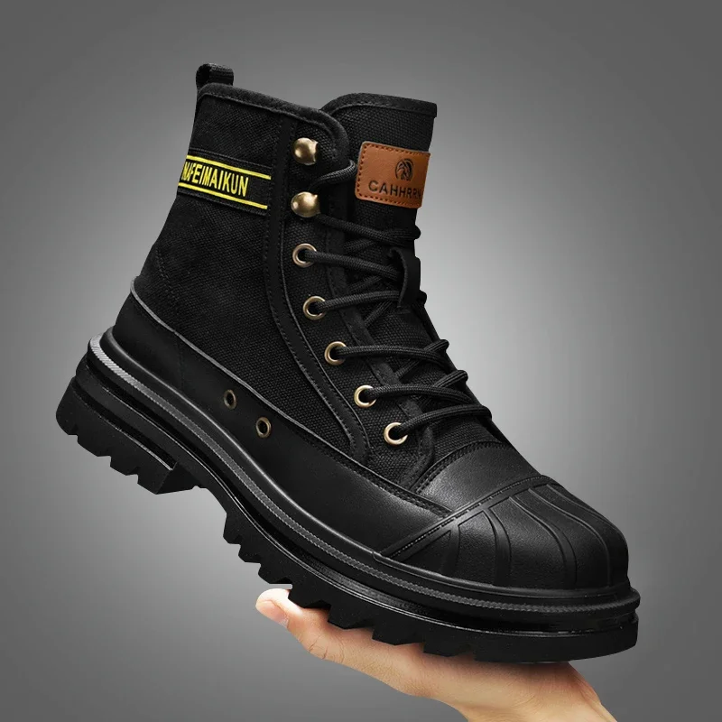 Men Shoes Lightweight Sneakers Men Fashion Casual Walking Shoes Breathable Mens Martin Boots Safty Work Shoes Zapatillas Hombre