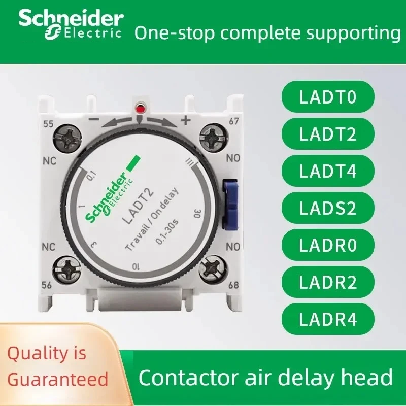 Schneider Electric LADT2 Air Delay Module - Contact Delay Power-On/Power-Off Module LADT0 LADT4 LADR0 LADR2 LADR4 LADS2