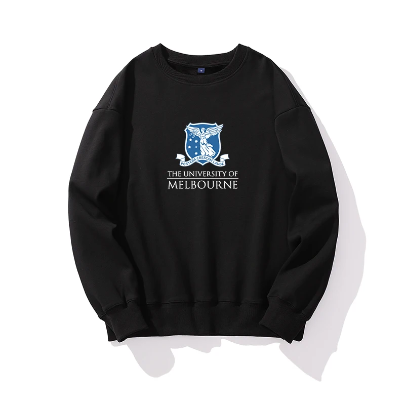

The University of Melbourne, Australia Autumn and Winter Fashion Casual Loose Round Neck For Men Woman Sweatshirt Basic Solid
