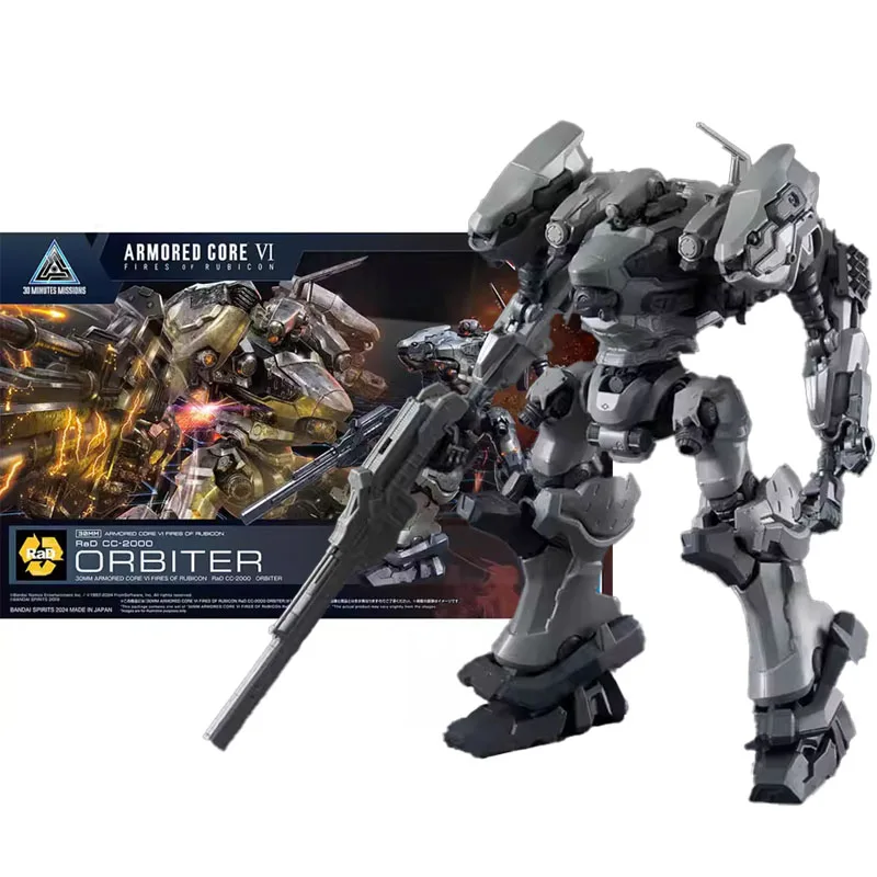 

Bandai Original Anime 30MM ARMORED CORE VI RaD CC-2000 ORBITER Assembly Model kit Action Figure Toys For Kids Collectible Gift