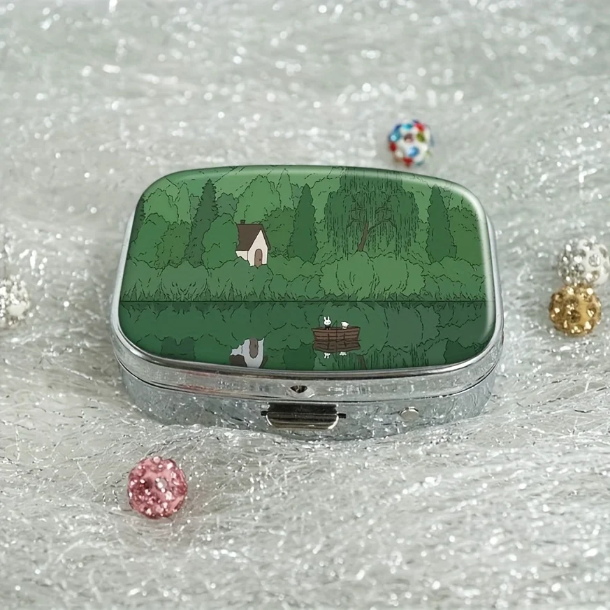 Kawaii Forest Pill Storage Box: Lovely Pill Box To Store Medications, Vitamins and Travel Gifts - Perfect for Pocket Purses