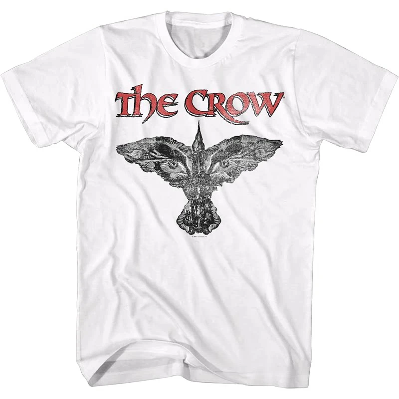 Top The Crow Rock Movie - American Gothic Dark Fantasy Horror Retro Short-sleeved T-shirt for Musicians of The Crow Band