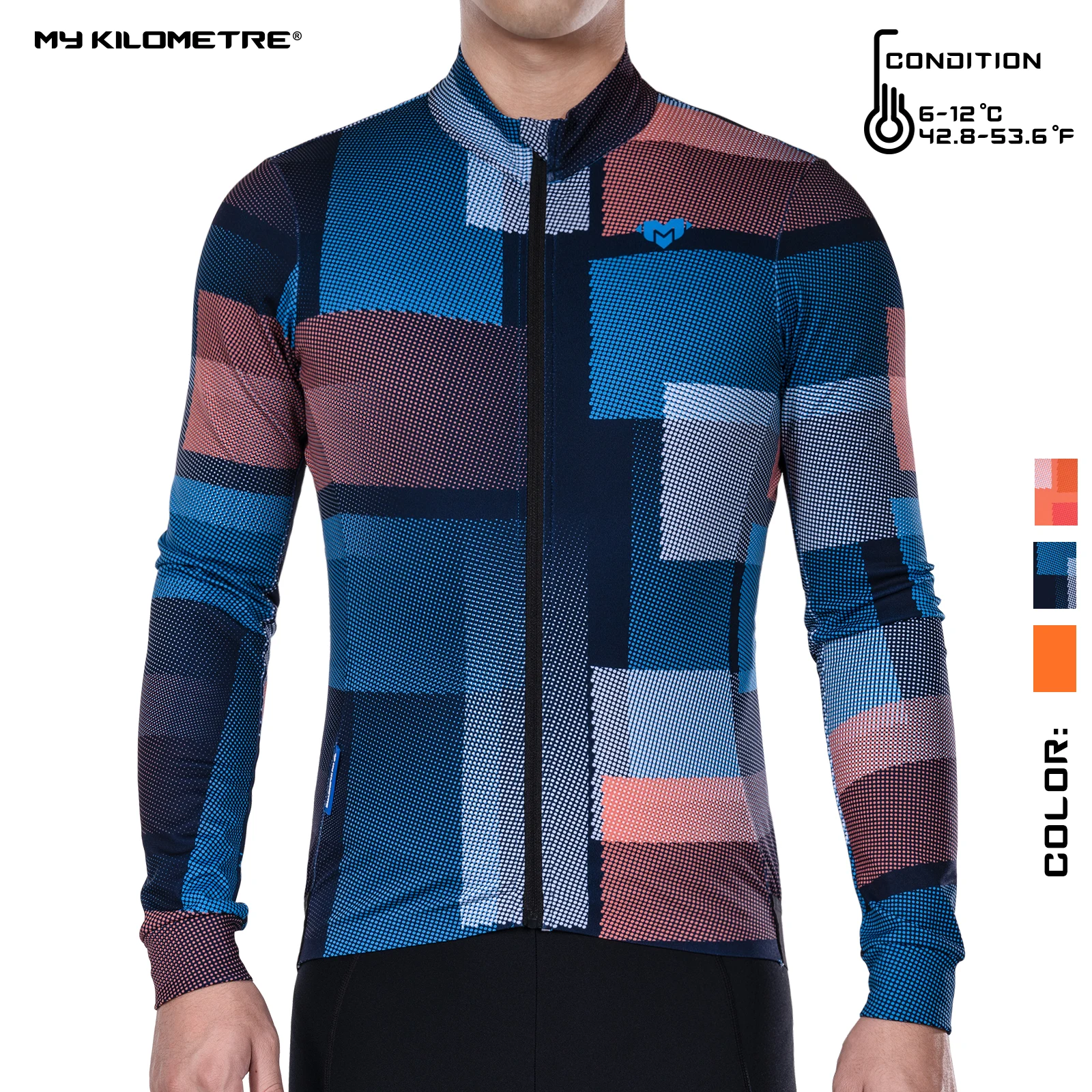 

Мужская ветрозащитная зимняя велосипедная куртка с термофлисовой подкладкой, светоотражающими полосами, задними карманами, для езды на велосипеде в холодную погоду, для активного отдыха