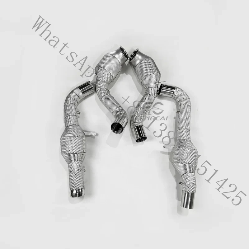 

Suitable Compatible with-GT series 4.0T sport catalytic converter rear exhaust, zero fault lights illuminated