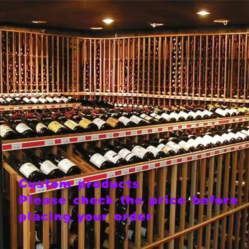 custom.Commercial Decorative Wooden Liquor Display Cabinet Beer Rack Wine Shelf Easy Assembly Customizable Wall She