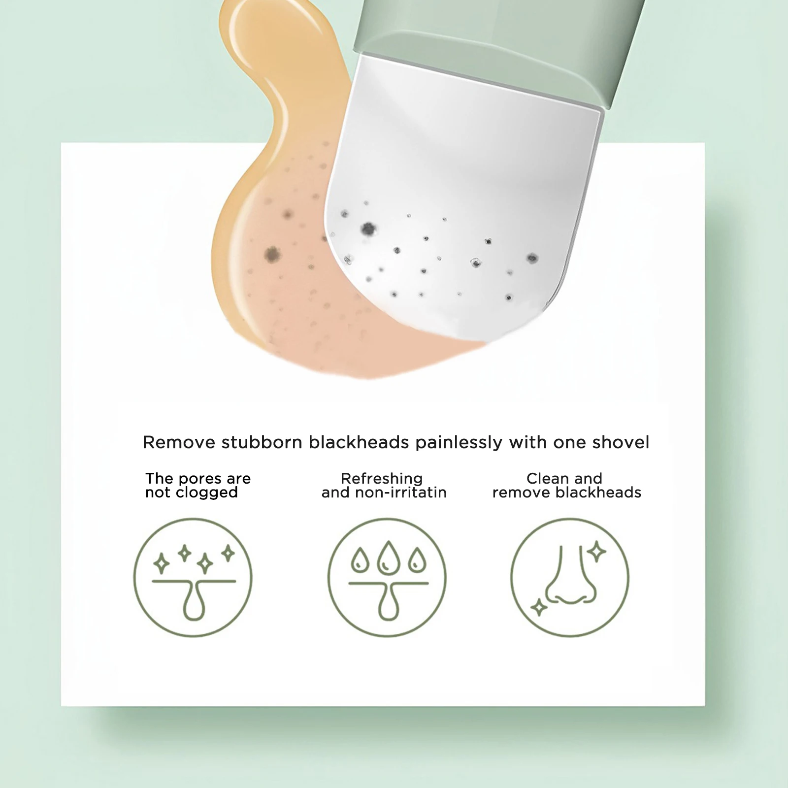 Ferramenta de beleza para limpeza de nariz, todos os tipos de pele, cuidados pessoais, área do nariz, remoção de cravo facial, limpeza profunda do nariz, remoção de cuidados com a pele