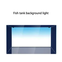 APP Control Aquarium PVC Backlight Deco Aquarium RGB LED Light Fish Tank Ornament Acrylic Material Marine or Plants Lamp