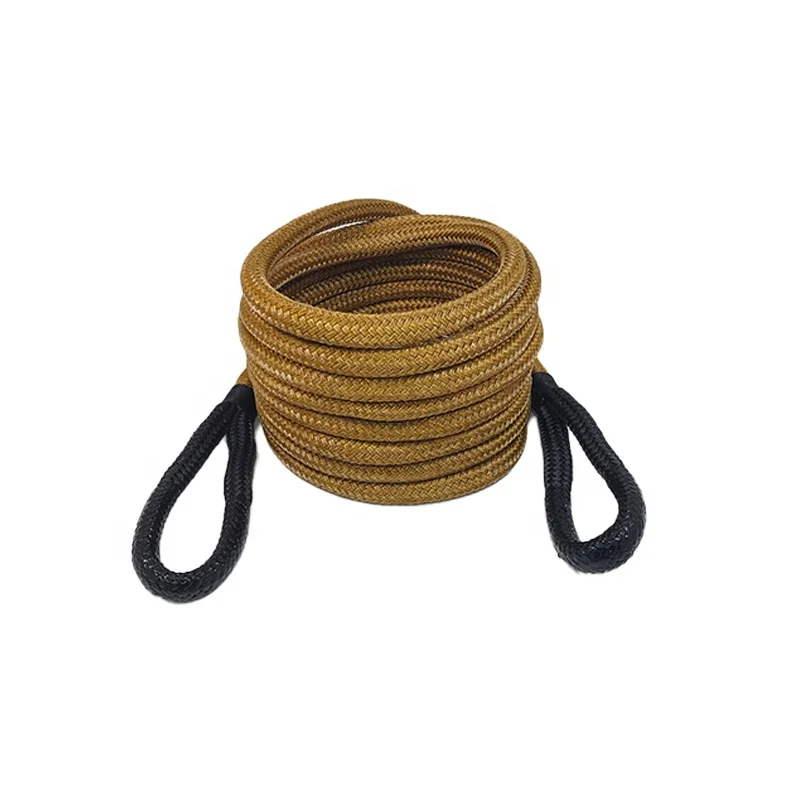 

25Mm synthetic winch trailer rope 9m long, suitable for heavy vehicle rescue emergency tools