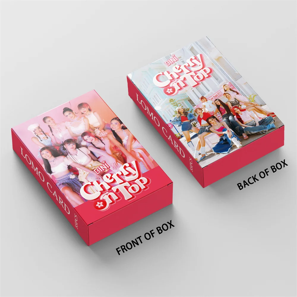 BINI Photocards BINI Cherry ON TOP Lomo Card BINI Colet Photo cards for Fans Gifts Collection BINI Lomo card