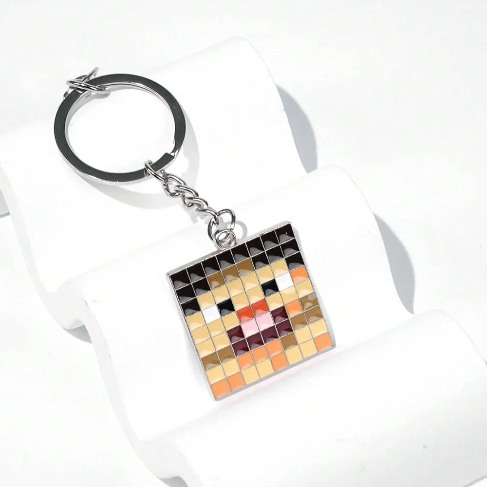 Minecraft Officially Licensed 3D Figurine Bag Clip Charms Anime Figure Keychain Steve Backpack Decor Collectible Gift 1Pc view 4