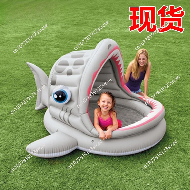 Shark Ocean Ball Pool Indoor Inflatable Shade Play Pool Bath Ball Pool