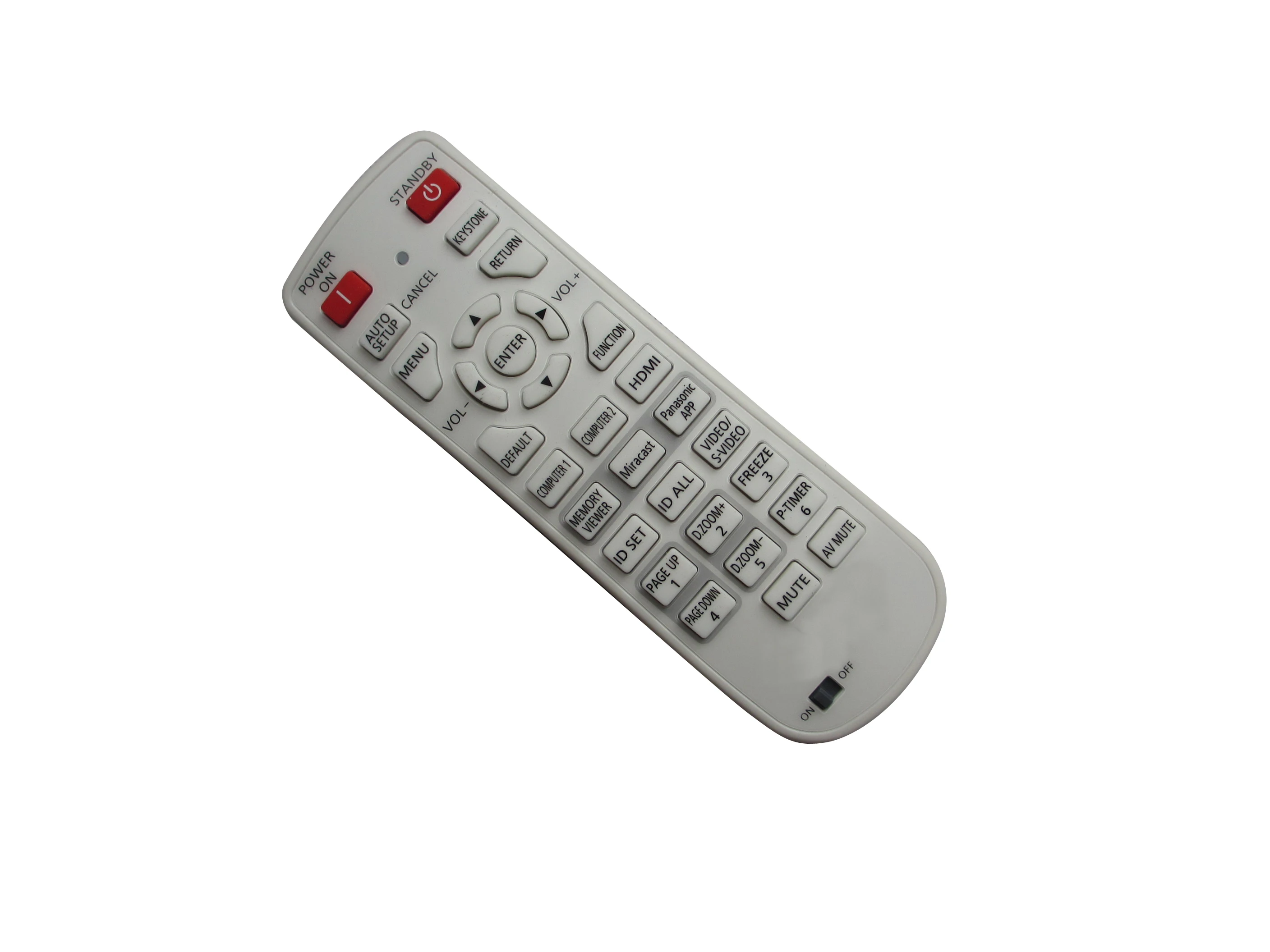 

Remote Control For Panasonic PT-VX425NZ PT-DZ780UB PT-DZ780ULB N2QAYA000036 PT-EX12 PT-EX12K PT-EX12KE PT-EX16K 3LCD Projector