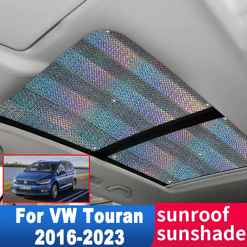 

2x Sunroof Sunshade for Volkswagen VW Touran 5T MK2 2018 2017 2016-2023 Car Roof Sunscreen Heat Insulation Cover Auto Windscreen