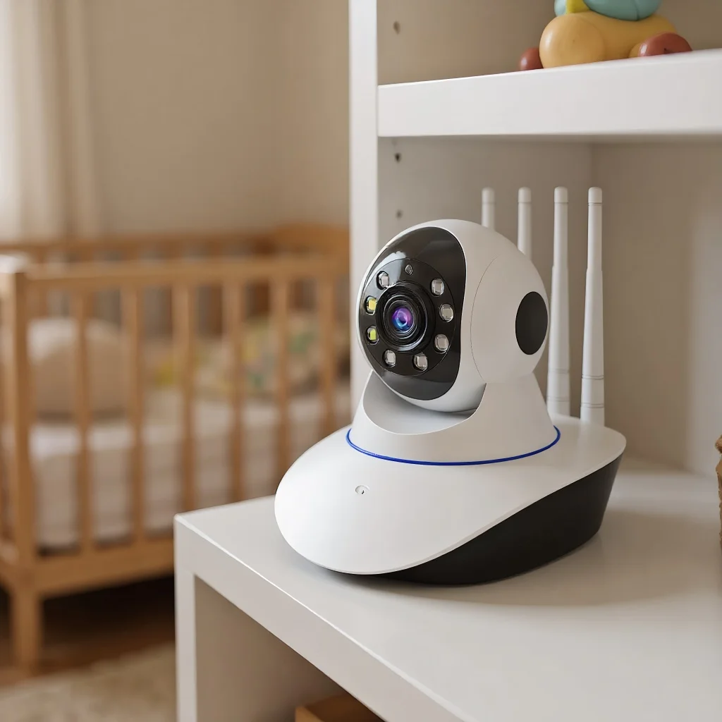 

Камера Wi-Fi с 5 антеннами, полноцветная HD - 360° ° Веб-камера наблюдения сильного сигнала Радионяня PIX-LINK GT5