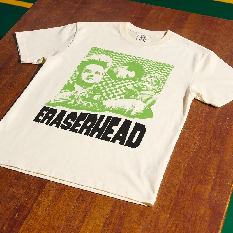 David Lynch Movie Theme T-shirt, Rubber Head Movie Pattern T-shirt for Men's Summer New Style, Suitable for Both Men and Women