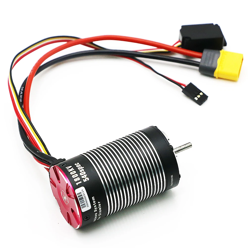 HobbyWing QuicRun Fusion 540 2300KV / 1800KV Brushless Sensory Motor Built In ESC 2 In 1 for RC 1/10 Climbing Car