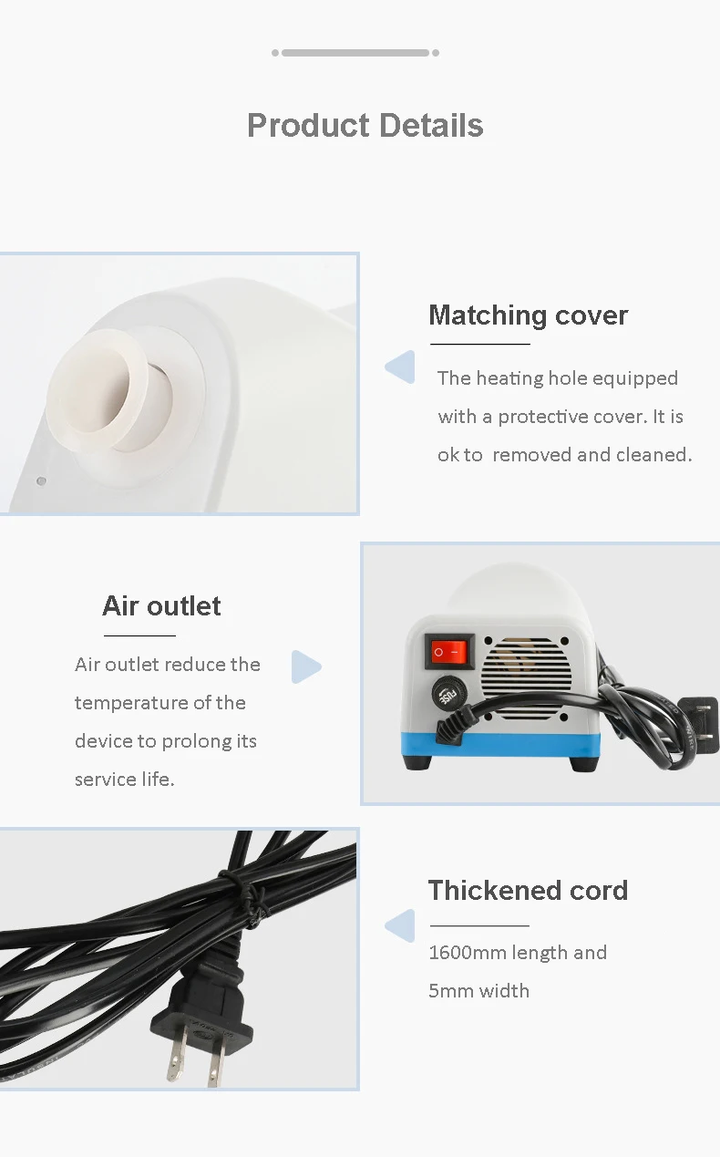 Calentador de cuchillos para tallar cera de laboratorio Dental, herramientas dentales con Sensor electrónico infrarrojo de 130W