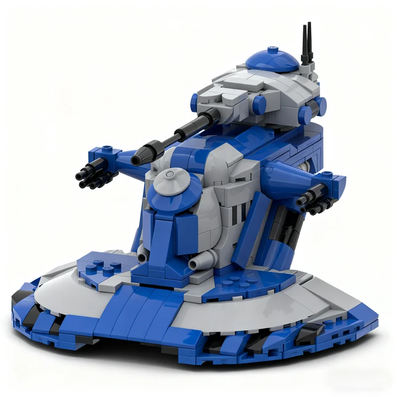 541pcs MOC AAT Armored Assault Tank Trade Star Battle Modelbouw Kerstcadeau Speelgoedblokken Architectuur Idee Onderwijs
