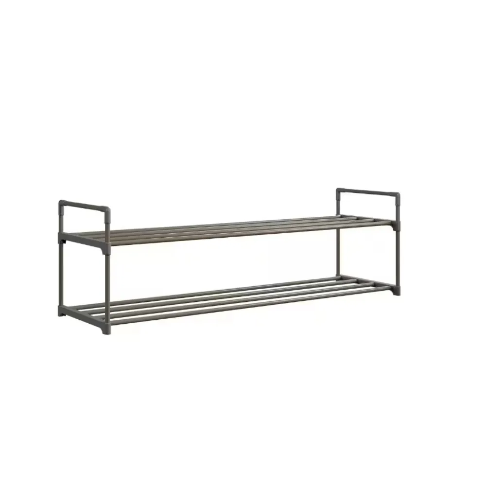 

60.6 H 48-Pair 8-Tier Plastic Shoe Rack for Garage, Entryway, Stackable Shoe Shelf, with Adjustable Flat or Angled Shelves