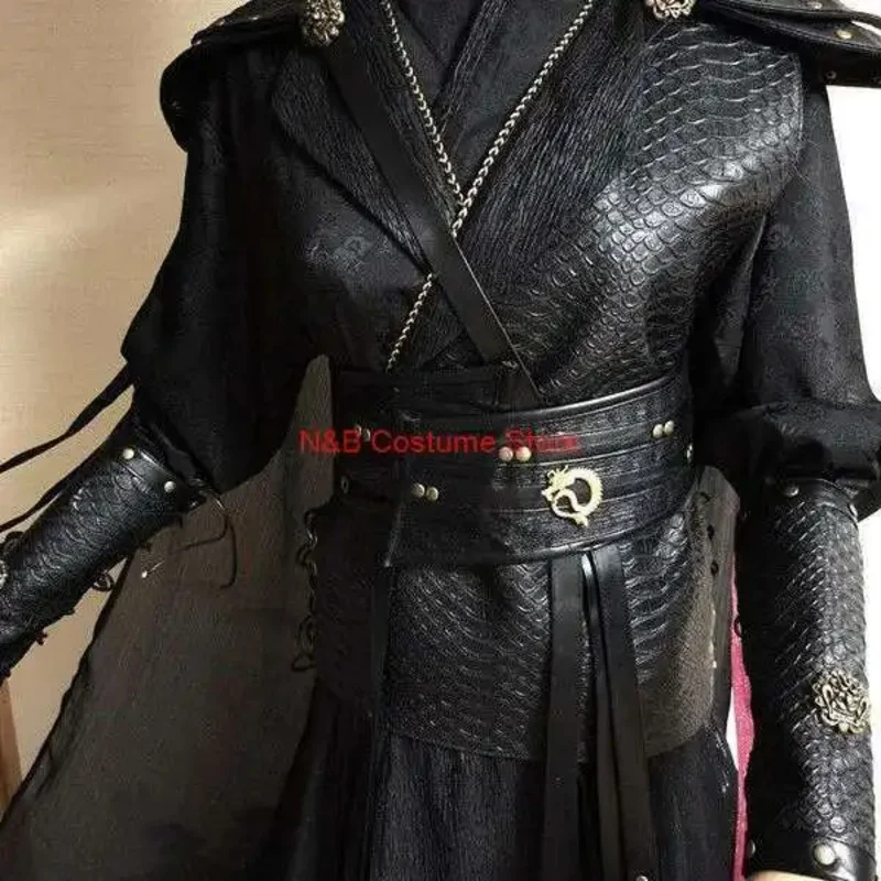 أزياء إريها مو ران شا بو لانج شخصية تشانغ جينغ التأثيرية TGCF المياه السوداء هو شوان متعددة الاستخدامات هانفو القديمة