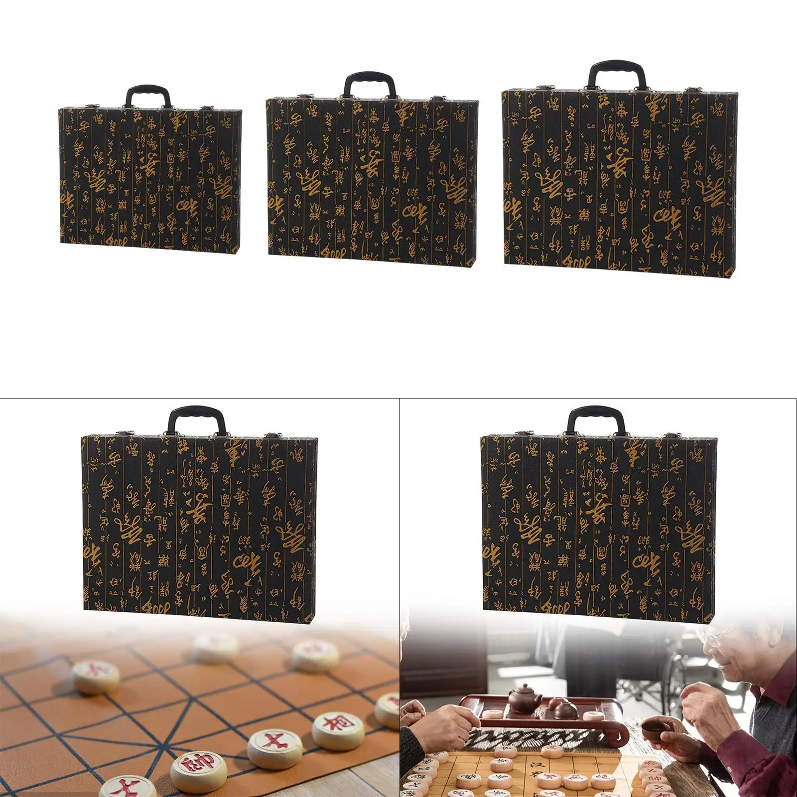 

Ящик для хранения шахматных фигур, прочный декоративный креативный портативный ящик для путешествий