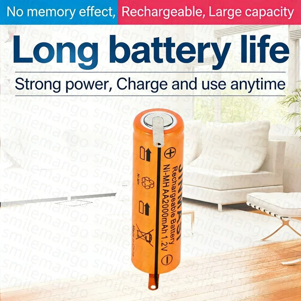 1-10PCS 2.4V Ni-MH Battery For Philips BodyGroom 7100 TT2029 TT2030 TT2036 TT2040/32 PG350 Shaver Razors