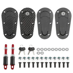 Car Hood Lock Kit Universal Racing Car Hood Pin Engine Bonnet Latch Lock Kit Refitting With Keys Hood Lock Mount Car Accessorie