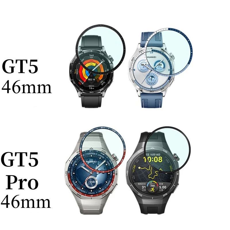 2PCS Screen Protector for Huawei Smart Watch GT 5 Pro 46mm Protective Full Cover Ceramic Film GT5 46 MM Not Glass