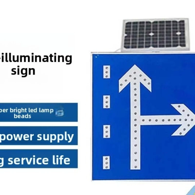 Active Illuminated Courtesy Pedestrian Signs