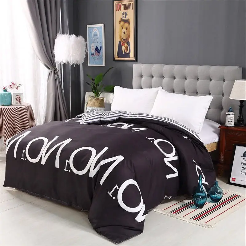 Boho Minimalistischer Stil Bettbezug 150x200 AB Doppelseitiger Quilt-Bezug Queen King Size Bettdeckenbezüge Bettwäsche-Set für Erwachsene – Detail 9