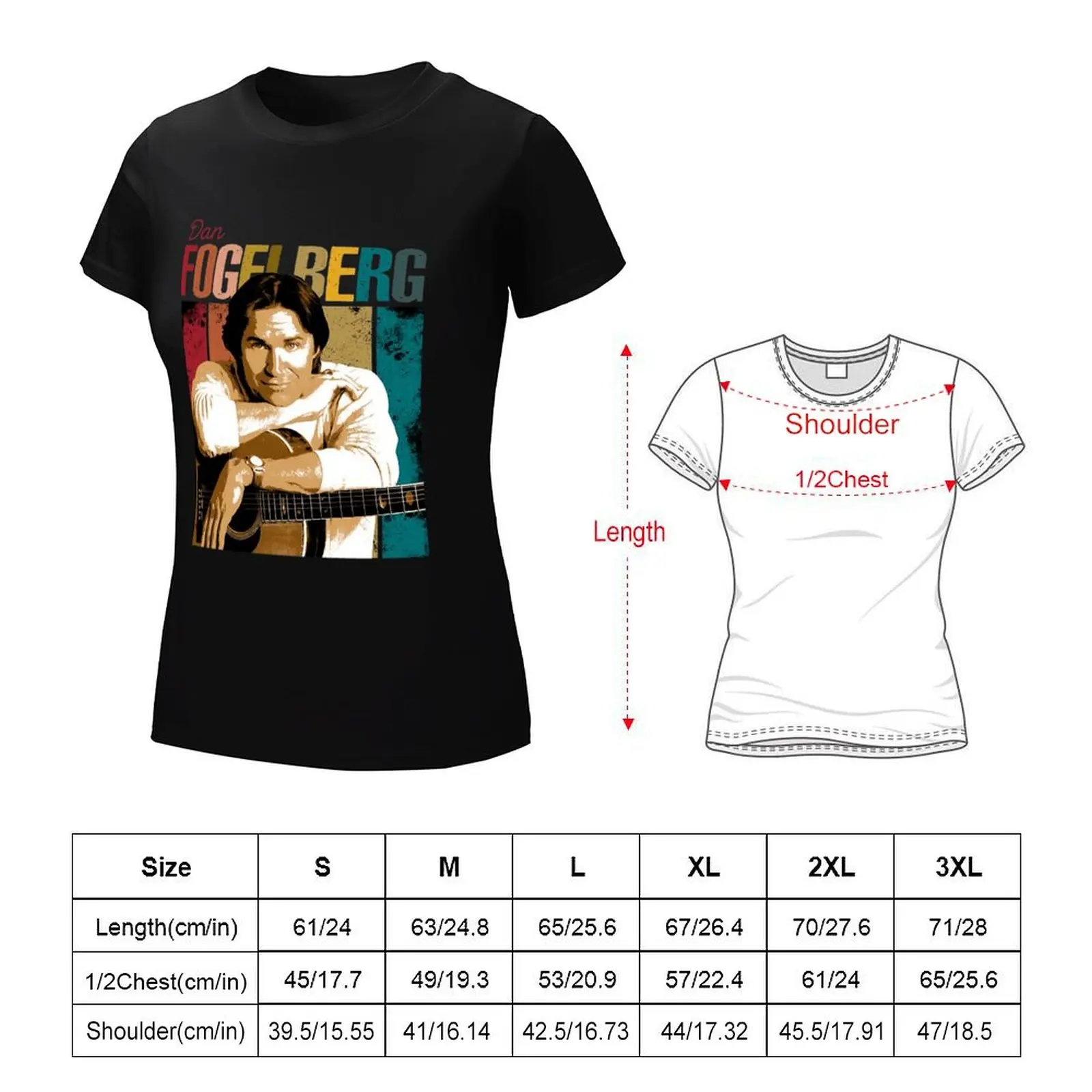 Dan's Musical Journey, On Tees Show Your Affection for the Renowned Singer-Songwriter T-Shirt summer tops Woman T-shirts