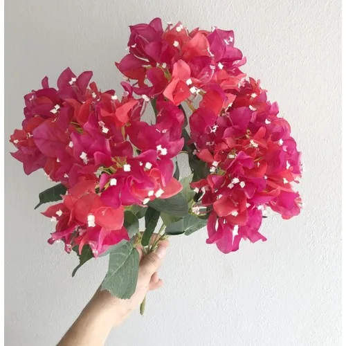 Artificial Pot Artificial Bougainvillea Harness Realistic Vivid Color