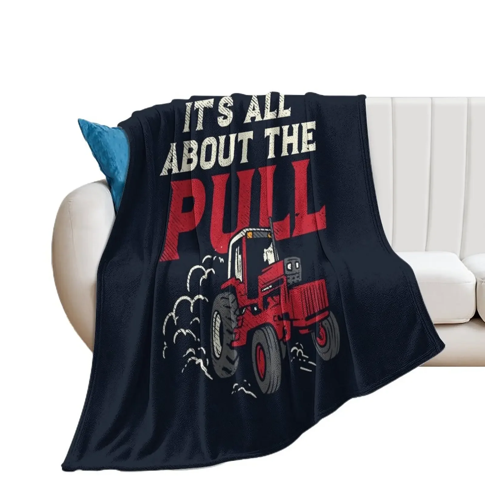 

About The Pull Tractor Throw Blanket Soft Big Winter beds Blankets