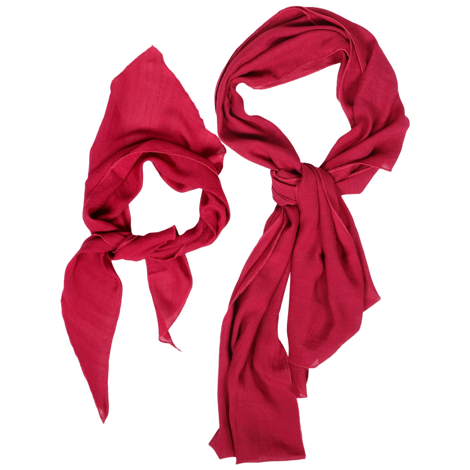 1 ensemble rouge foncé Pirate Bandana foulard taille ceinture accessoires de Costume Halloween Pirate Cosplay femmes hommes