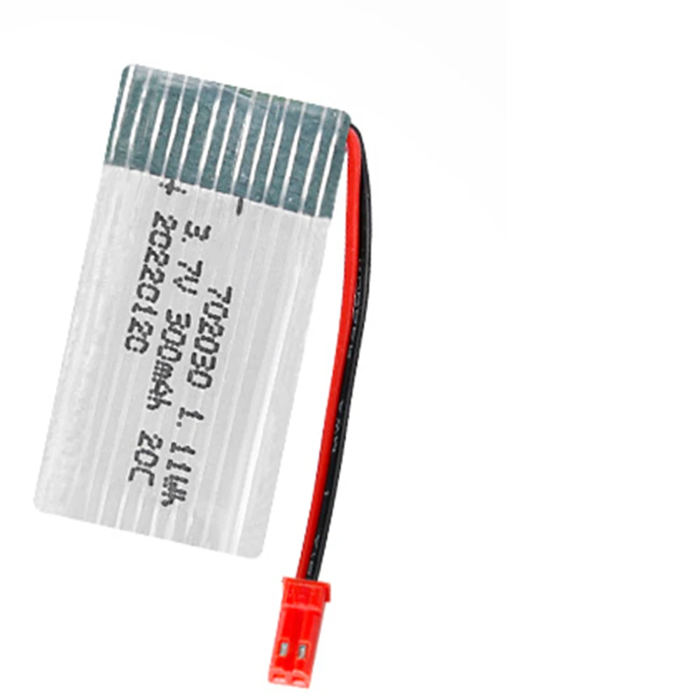 Rechargeable 3.7V 702030 20C 300Mah Li-Polymer Li Battery For Remote Control Aircraft Rc Drone X5Sc X5Sw Helicopter Models X5C