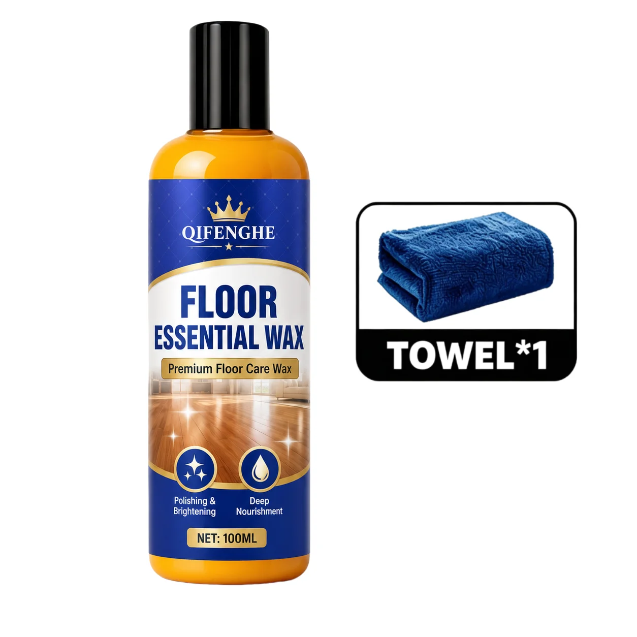 Wood Polish Beeswax Furniture Restorer Scratch Repair Shine Protector for Wooden Floor Cabinet Table