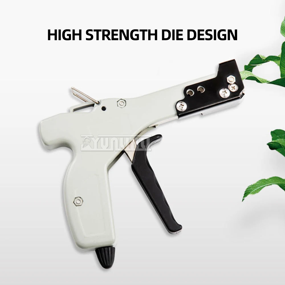 4 Gears Stainless Steel Wiring Rolling Line Cutting ToolStrapping PliersTie Gun Self-locking Strap Tightening Tool 