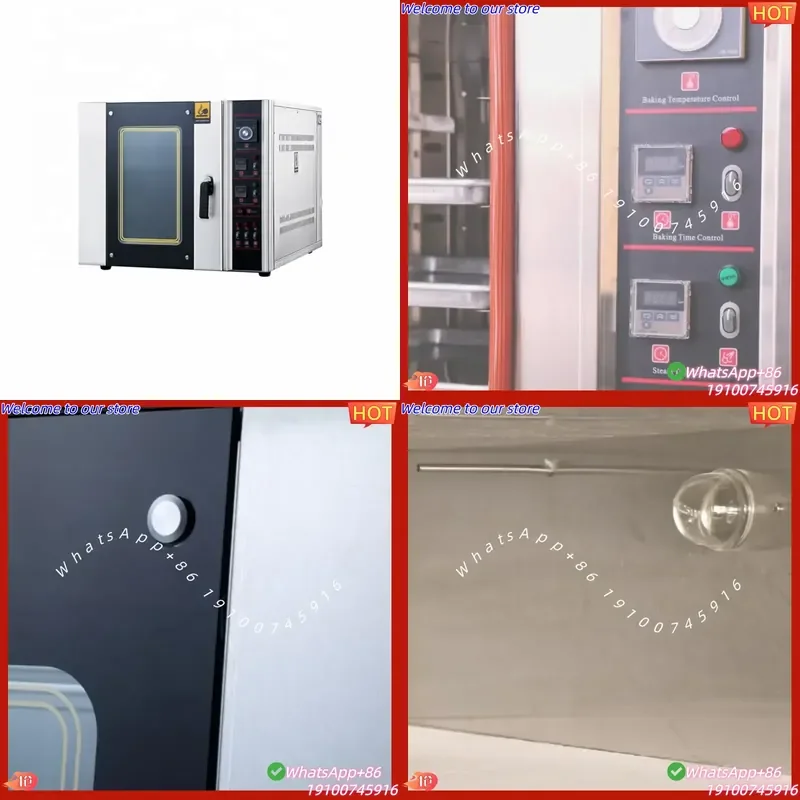 CE Certificate Hot-air Commercial Cake Bakery Machine 5 Trays Pastry Baking Convection Oven Prices Commercial Baking