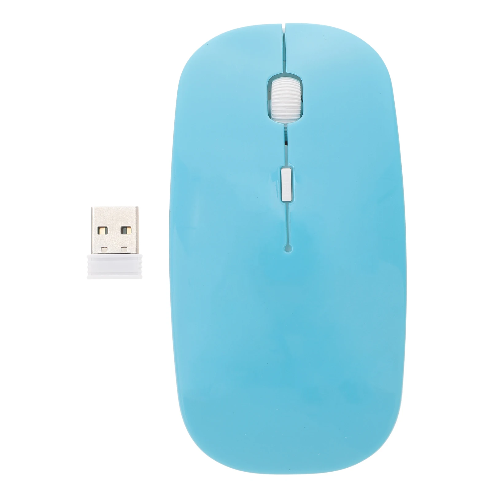 

1600 DPI Wireless Mouse 3 Adjustable DPI Levels 800 1200 1600 Sleep Mode Power Saving Lightweight Compact Mini for Computer