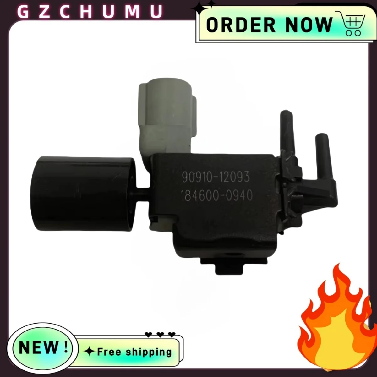 

Электромагнитный вакуумный клапан OEM 90910-12093 184600 -0940 Для Toyota Hilux 07-16