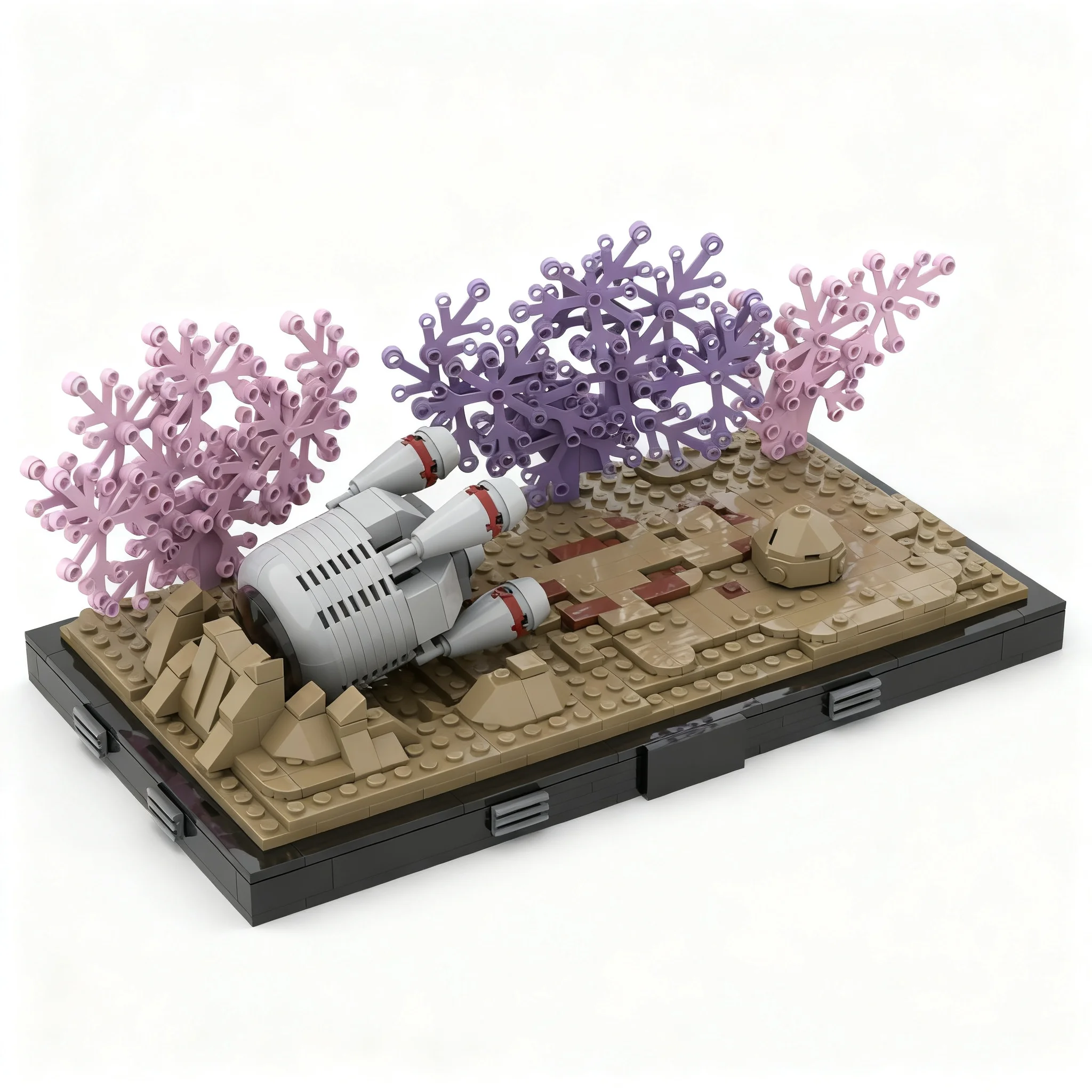 490pcs MOC Star Battle The Clone Wars Episode 1 Ambush Model Toy Building Blocks Construction Christmas Gifts DIY Kids Idea view 5