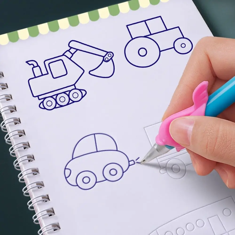 3D Groove Drawing Book Thickening Hand-painted Children's Drawing Books Groove Design Reusable Calligraph Practice Book