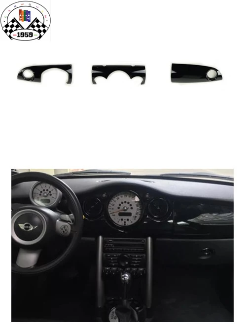 

Brand New ABS Material UV Protected Union Jack &Pure Color Dashboard cover R50 R52 R53(3pcs/Set)