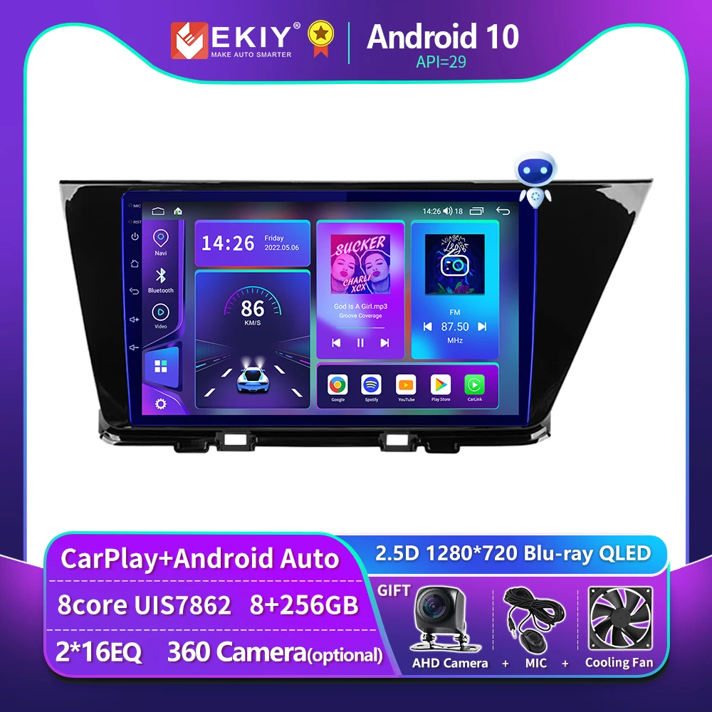 

EKIY T900 For Kia Niro DE 2016 - 2019 Android Wireless CarPlay Radio Multimedia Video Player GPS Navigation No 2 Din DVD Stereo