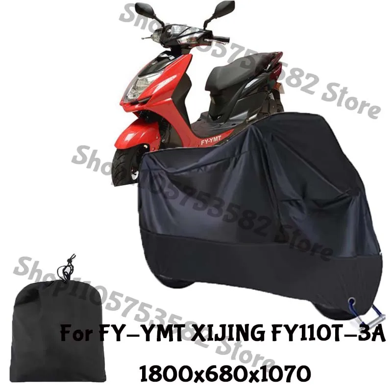 Motorcycle Full Covers For FY-YMT XIJING FY110T-3A Outdoors Sun Protection Dust No Ear Thickened Oxford Clothcover Accessories